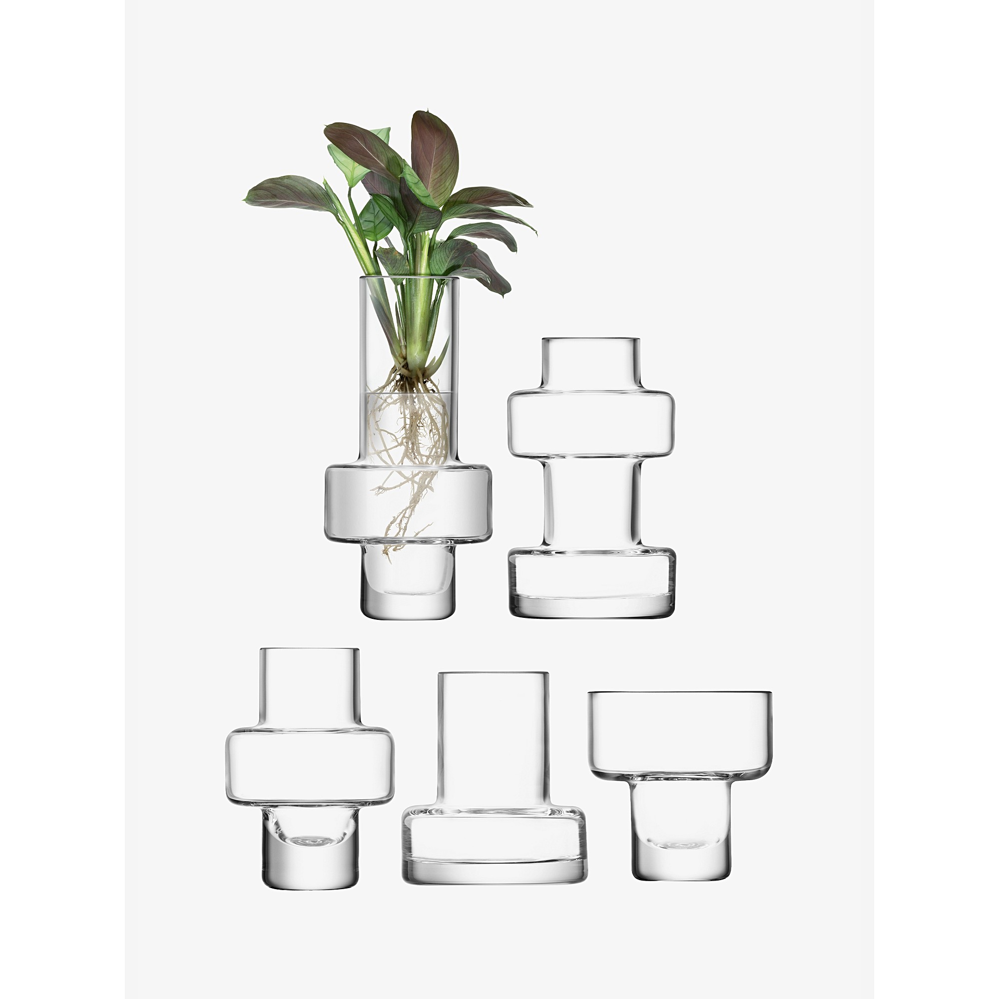 LSA Metropole Five Mini Vase Set Image