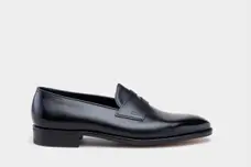 ken］JOHN LOBB ネイビー スエード ローファー JOHN LOBB ネイビー スエード ローファー