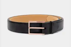 JOHN LOBB ベルト レザー 80 ビジネス メンズ ブラウン ゴールド JOHN LOBB ベルト レザー 80 ビジネス メンズ ブラウン ゴールド