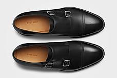 Chaussures John Lobb Fould à Boucle En Cuir - Pointure 43 (UK 9) - Noir - Occasion Parfait état