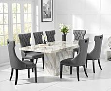 Marble dining table set cheap 8 seater