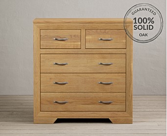 Mitre Solid Oak 2 Over 3 Chest of Drawers