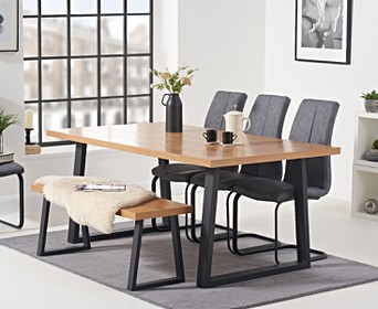 Urban 180cm Dining Table With Liza, Antique Dining Table And Chairs Uk
