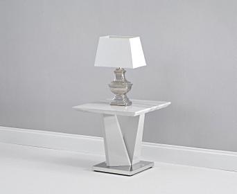 end table with light