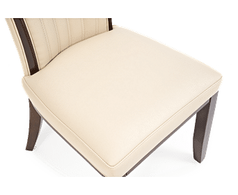 Alpine Cream Leather Dining Chairs, Cream High Back Dining Chairs Uk