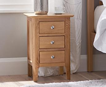 Sadie Oak Small Bedside Table