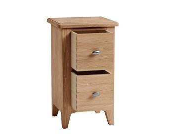 Skylar Small Light Oak Bedside Table