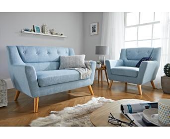 Lido Duck Egg Blue Armchair
