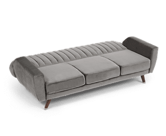 Lucia sofa bed in grey velvet clearance