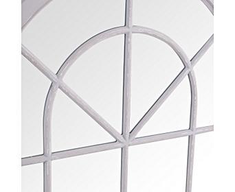 Merida Grey Small Arched Window Mirror