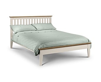Rno Shaker Style Solid Oak Ivory, White Shaker Style Double Bed Frame