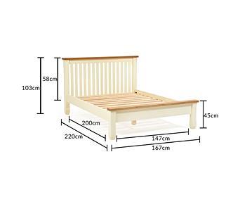 king size cot and bed
