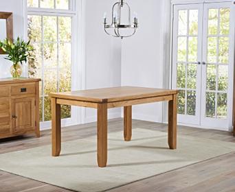 Yateley 140cm Oak Dining Table Yateley