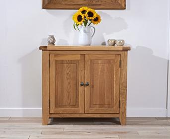 Yateley 90cm Oak 2 Door Sideboard