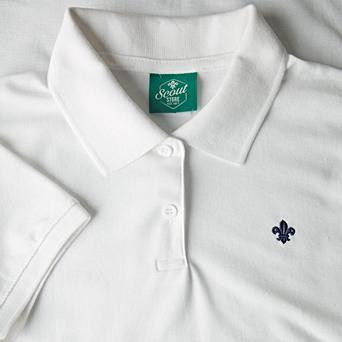 Fleur De Lis Scouts Ladies Polo Shirt Sale