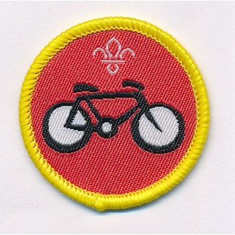 SCOUT BADGE CYCLIST VINTAGE NEW 