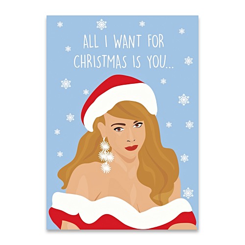 Mariah Carey All I Want For Christmas Card Oliver Bonas