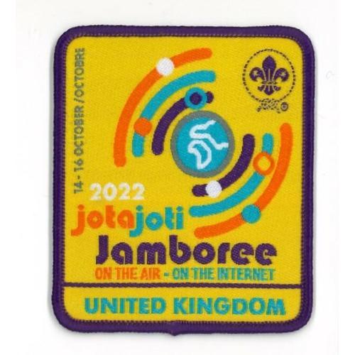 JOTAJOTI 2022 United Kingdom Woven Scouting Fun Badge New arrivals