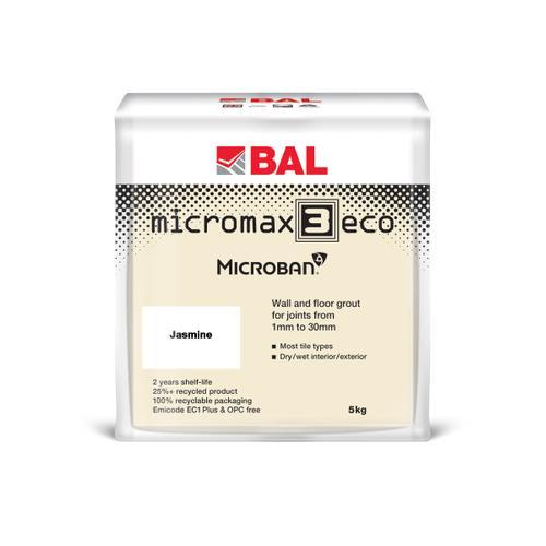 BAL Micromax3 Eco Grout Jasmine 5kg Topps Tiles