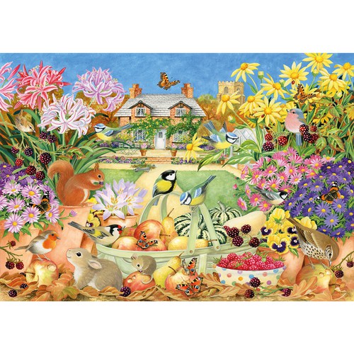 Autumn Garden Animals & Nature Jigsaw Puzzles