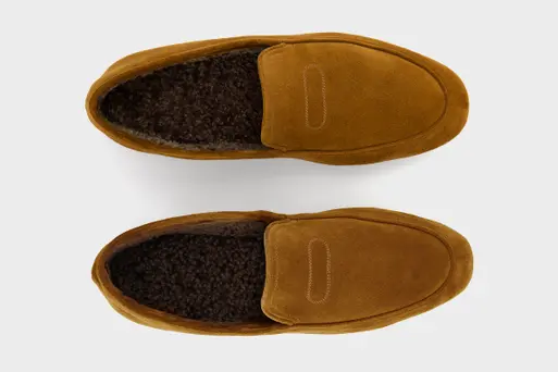 JOHN LOBB - 極美品□John Lobb ジョンロブ Knighton スウェードレザー ルームシューズ スリッパ ブラック 8 ケース付き イタリア製 メンズ 定価128,700円 John Lobb | Knighton | アクセサリー
