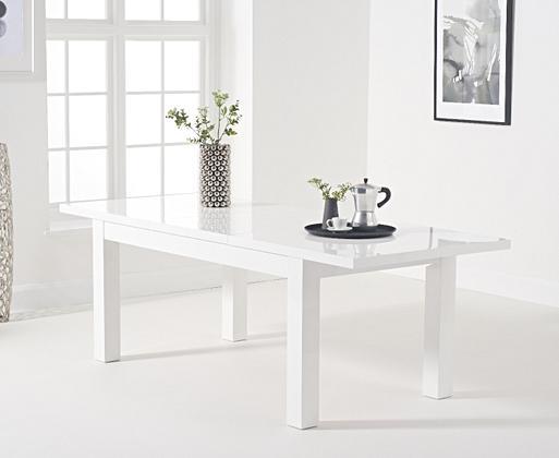 Enzo white gloss desk discount