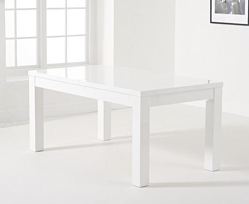 White high shop top dining table