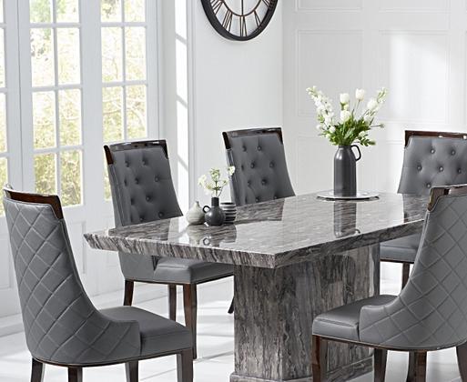 Carvelle marble cheap dining table