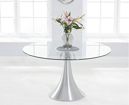Paloma glass cheap dining table