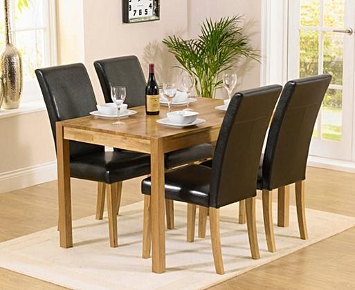 Oxford extending shop dining table