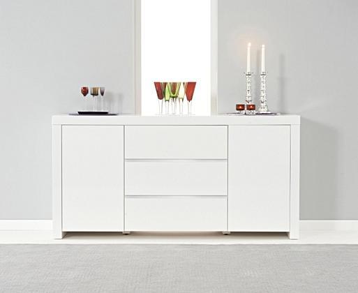 Small white online gloss cupboard