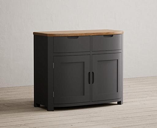 Bradwell Oak and Charcoal Grey Painted Small Sideboard Oak