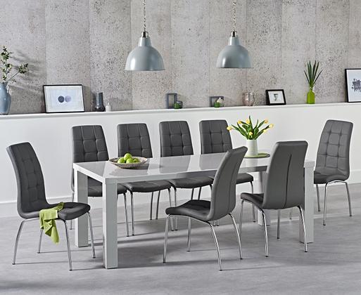 Grey high outlet table and chairs