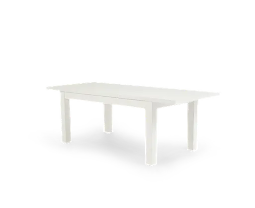 White gloss extending dining sales table ikea