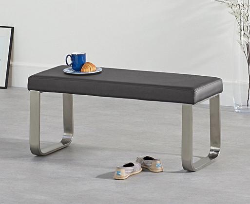 Small grey bench hot sale seat