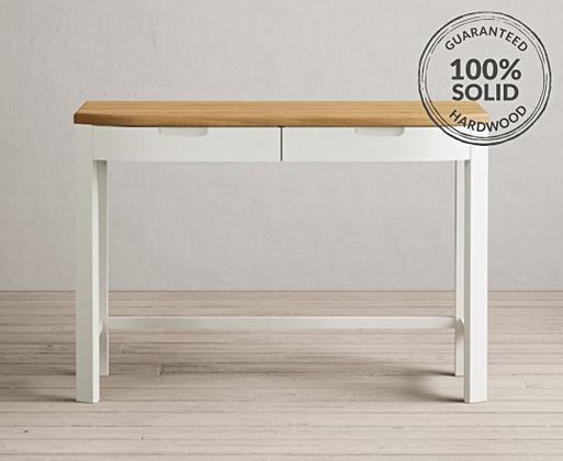 Painted white shop desk
