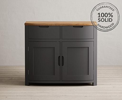 Bradwell Oak and Charcoal Painted Small Sideboard