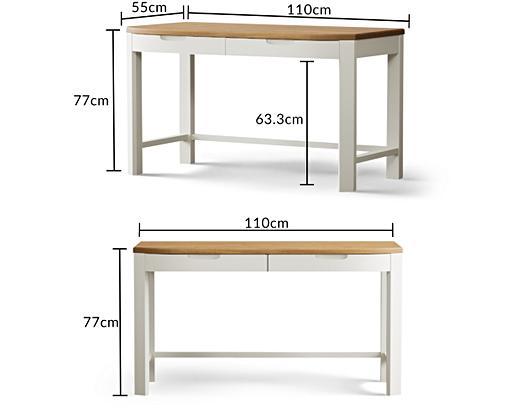 Small outlet ivory desk