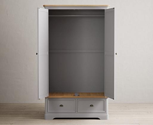 Grey painted oak 2024 wardrobes