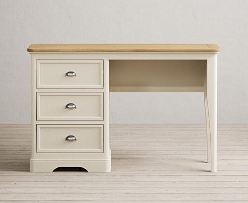 Cream dressing shop table with drawers