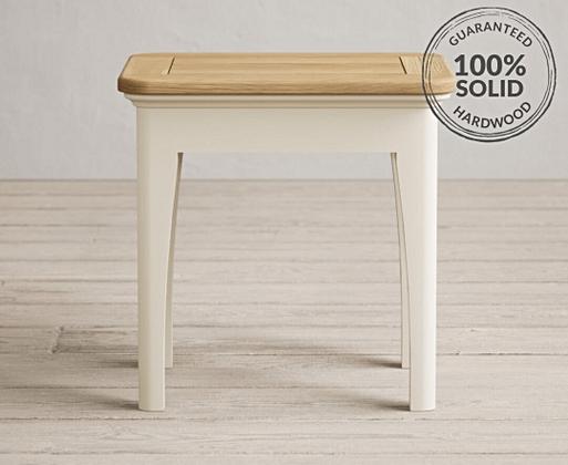 Small cream dressing table and stool deals