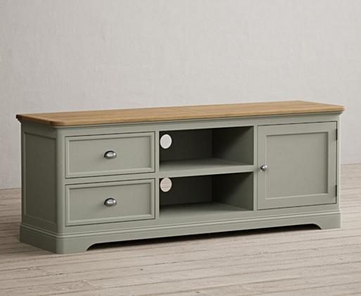 Green on sale tv cabinet
