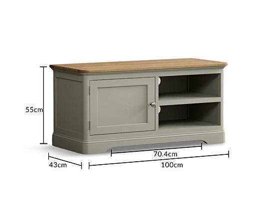 Painted top tv cabinet