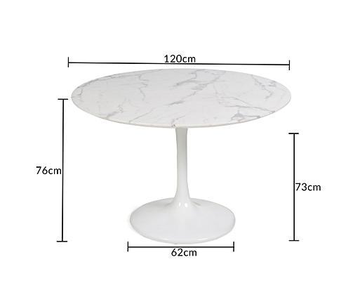 Round marble hotsell table top 120cm