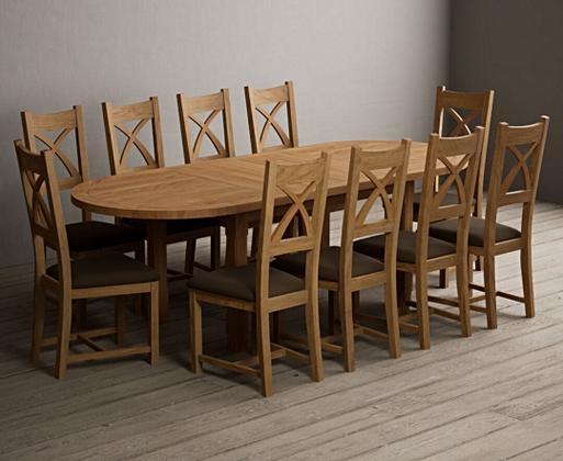 Oval extendable dining table seats 10 best sale