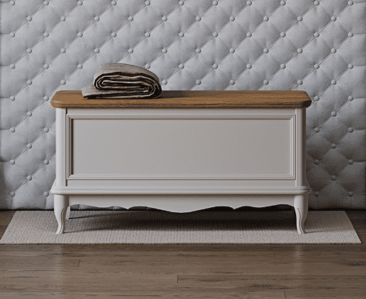 White painted blanket boxes deals