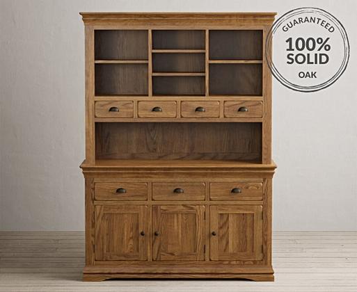 Burford Rustic Solid Oak Large Dresser