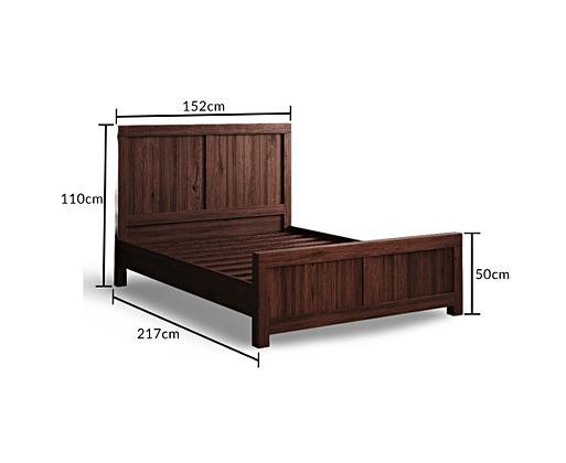 Acacia king top bed frame