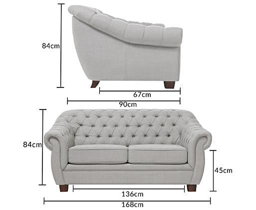 Eva shop sofa grey