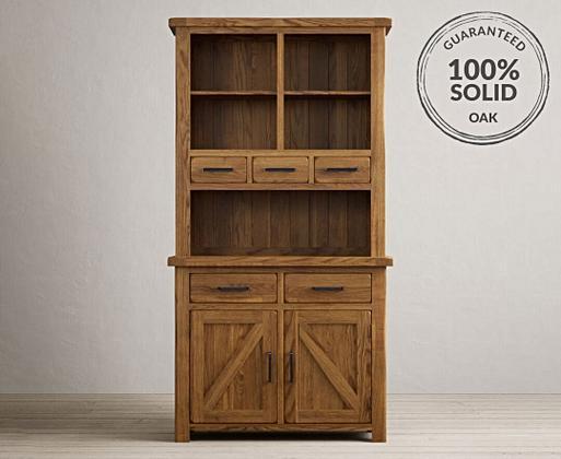 Rustic solid cheap wood dresser